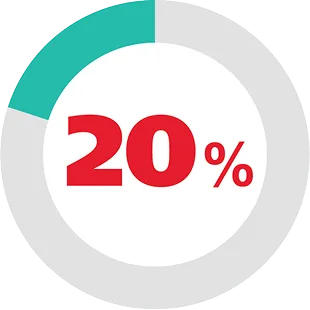 20%